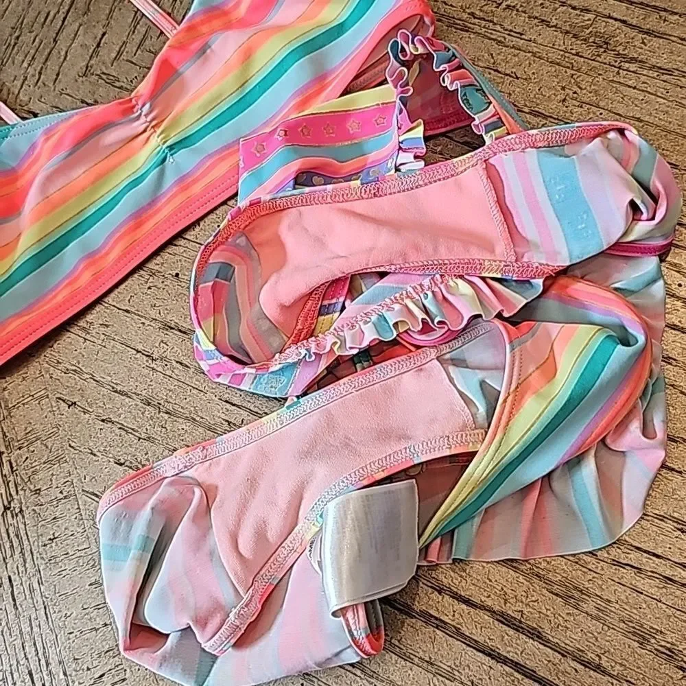 H&M girls bikini set size 6-8Y